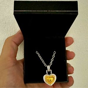 Sterling steel real Raw unpolished Diamond necklace